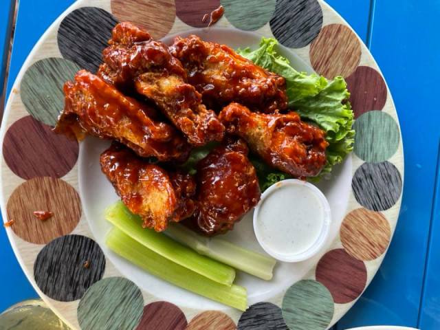 Wings at Fat Daddy's Sports and Spirits Cafe in Mansfield, Texas