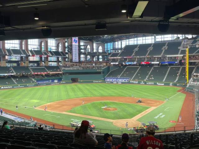 Texas Rangers Baseball at Globe Life Field in Arlington, Texas