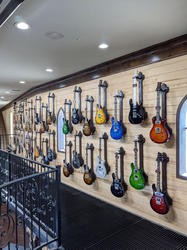 Guitars for sale at Guitar Sanctuary in McKinney, Texas