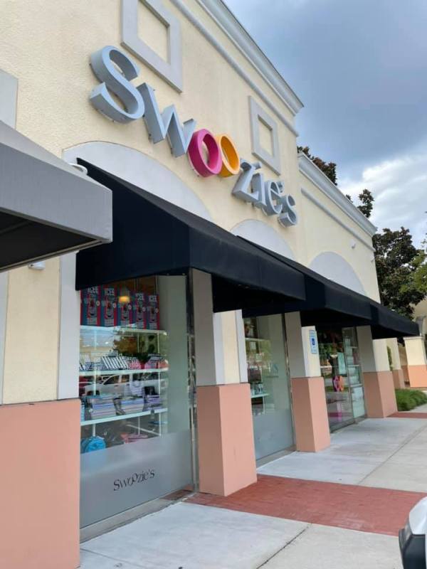 Outside Swoozie's Party Decor in Dallas, Texas