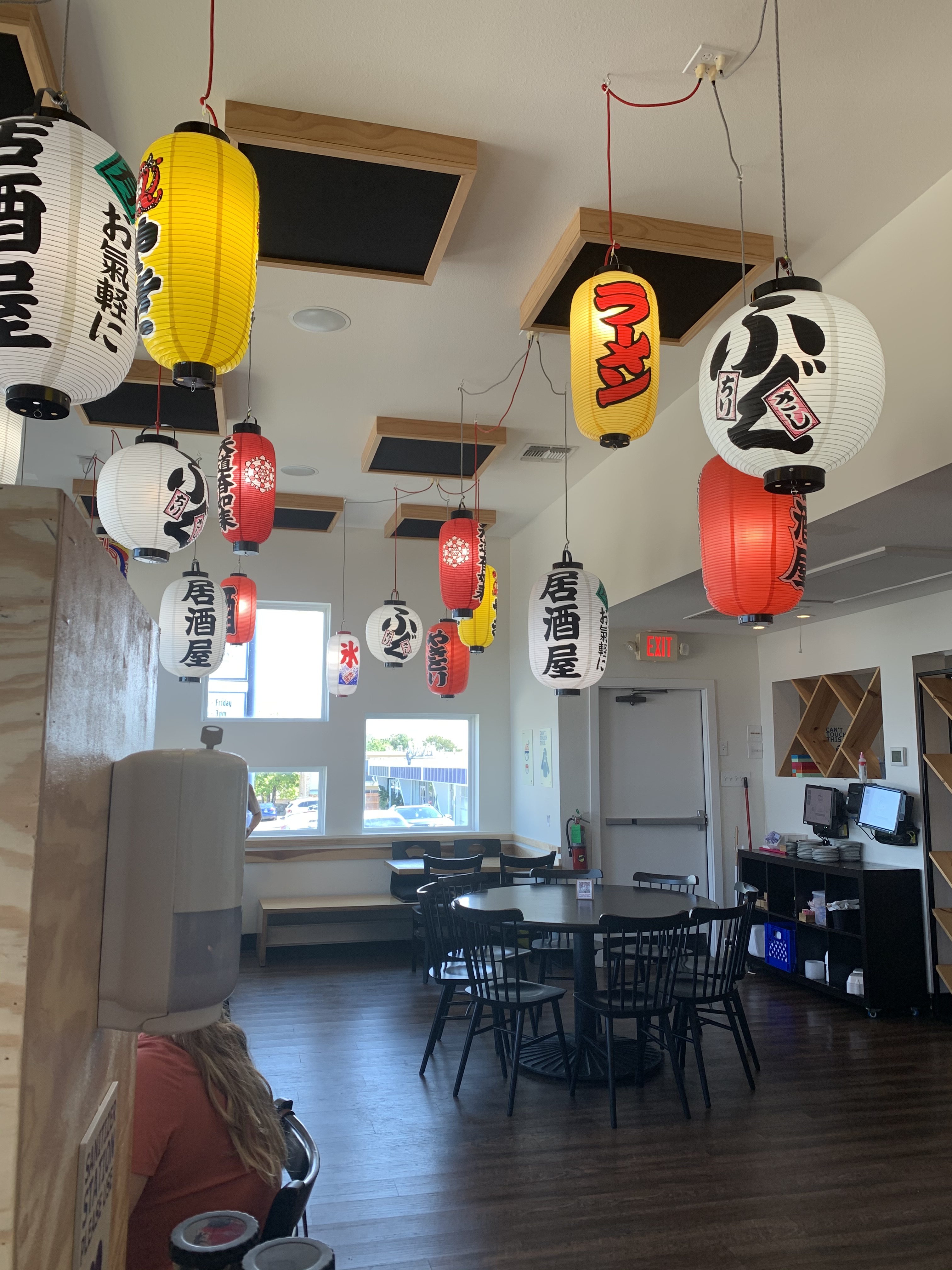 Inside of Tokyo Cafe, local Japanese restaurant in Fort Worth, Texas