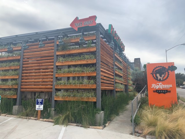 Exterior of Righteous Foods in Fort Worth, Texas