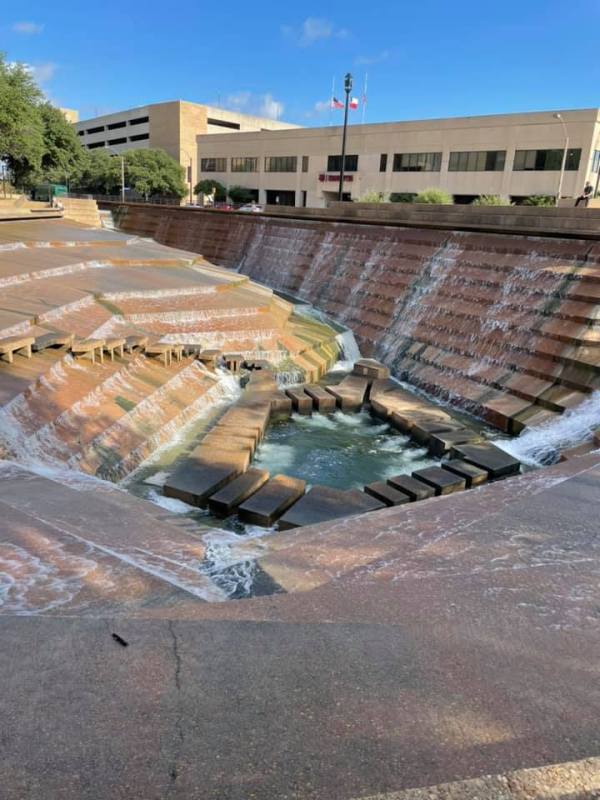 Fort Worth Water Gardens in Fort Worth, Texas